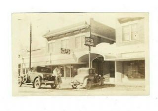 Early Black And White Photo Of Midland Hotel And Cafe,  Midland,  Texas,  1920 " S