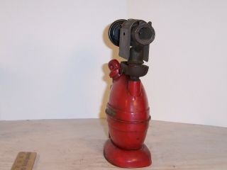 Vintage blowtorch,  Unique Mfg. ,  No.  0,  TL / 130,  pint fount,  kerosene,  gasoline 2