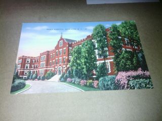 Not Postmarked Postcard Mercy Hospital Charlotte Nc