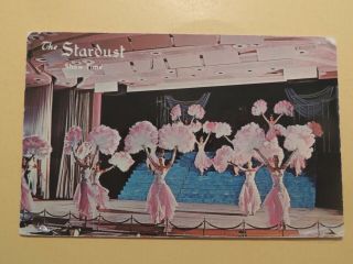 Stardust Hotel Casino Las Vegas Nevada Vintage Postcard 1974