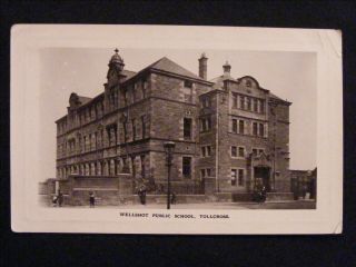 1914 Wellshot Public School Tollcross Glasgow Real Photo Postcard