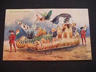 Raphael Tuck & Sons " The Carnival " Series 2251 The Huston Carnival Postcard