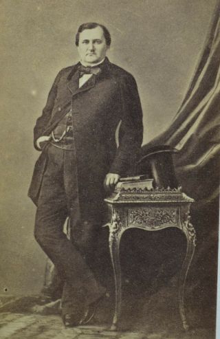 1860s Cdv Photo Carte De Visite Royal Prince Napoleon Bonaparte France Disderi