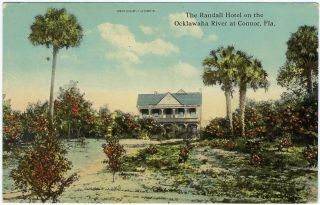 The Randall Hotel On The Ocklawaha River At Conner Florida Postcard