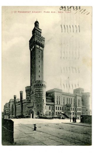 York City Nyc - 71st Regement Armory On Park Avenue - Hagemeister Postcard