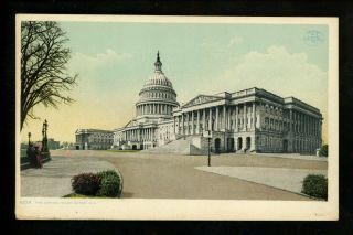 Washington Dc Postcard Capitol Building Phostint Detroit Publishing Co.  Vintage