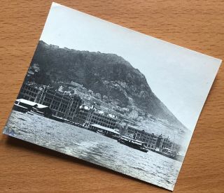 1925 Souvenir Photo Of Hong Kong: Blake Pier & Ferry Pier In Central