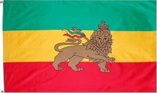 Ethiopia 3x5 Flag With Lion 3 X 5 Ethiopian Banner International Country