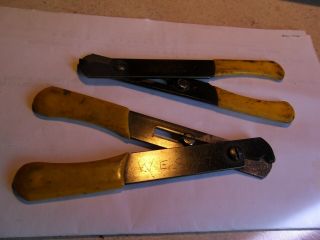 Vintage K.  Miller Tool Co.  Model 100 Wire Cutters Stripper Tool,  One Unmarked