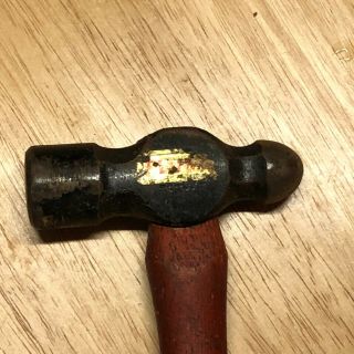 Vintage Plumb Ball Peen Hammer - - 8 oz.  USA TOOL 3