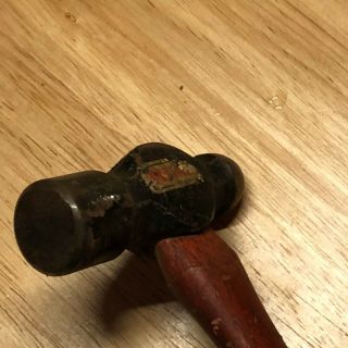 Vintage Plumb Ball Peen Hammer - - 8 oz.  USA TOOL 4