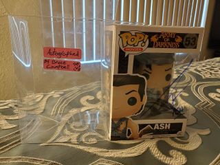 Funko Pop Army Of Darkness Ash 53 Signed By Bruce Campbell Rare Autographed
