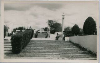 Dominican Republic Rd Santo Domingo - Parque Ramfis Old Real Photo Postcard