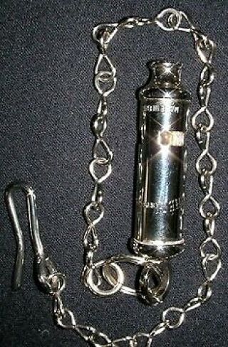 Uk Police Equipment - Metropolitan Police Whistle & Chain