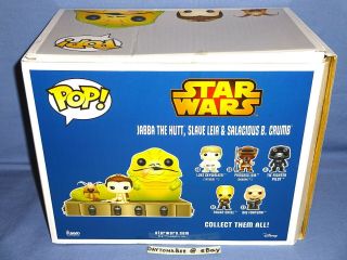 Star Wars Jabba the Hutt Slave Leia Salacious Crumb Funko Pop Vinyl Bobble Heads 5