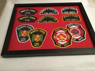 10 - North York Fire Department Shoulder Patch - Old Defunct,  Toronto,  Ontario,  Canada
