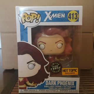 X - Men Dark Phoenix Funko Pop Limited Edition Glow In The Dark Chase Hot Topic