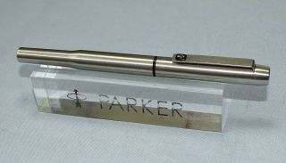 Parker 25 Flighter Fountain Pen With Black Trim.
