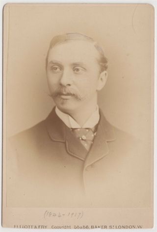 Stage Cabinet - William Hunter Kendal,  Leading Actor And Theatre Manager