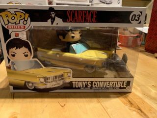Funko Pop Movie (vinyl) : Scarface - Scarface Pop Car (3409)