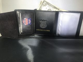 York City Police Mini Shield Wallet Officer Father /credit Cards/id