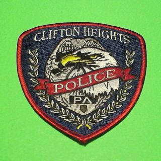 Clifton Heights Pennsylvania Pa Police Patch