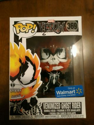 Funko Pop Venom 369 Venomized Ghost Rider Wal - Mart Exclusive