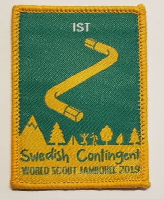 24th World Scout Jamboree 2019 Sweden Swedish Contingent Ist Patch Wsj Summit