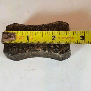 Antique Vintage Advertising Semirg Mfg Co Philadelphia PA Metal Paperweight Old 4