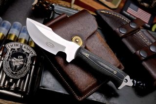 Cfk Handmade Vg10 Stainless Custom Hunting Skinning Hunter Blade Skinner Knife