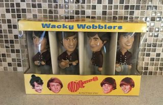 The Monkees Wacky Wobbler Funko Bobble - Head Figure Set Fast See Descr.