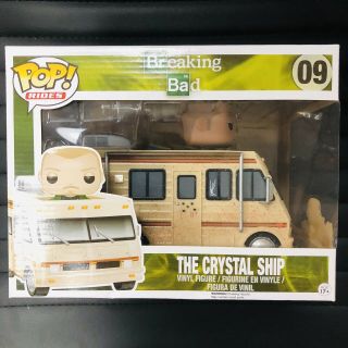 Funko Pop Rides Breaking Bad The Crystal Ship Vaulted With Jesse Exclusive