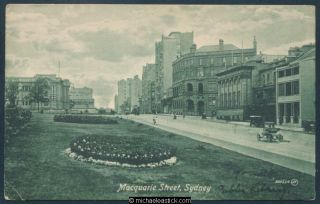 Sydney,  Macquarie Street With (left) State Library