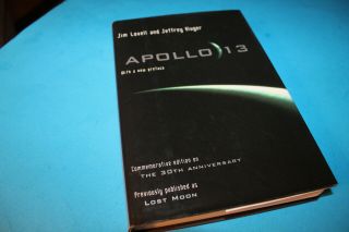 Book: Apollo 13 By Jim Lovell & Jeffrey Kluger Signed By Lovell 2000