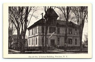 Vintage Postcard District No.  17 School Building Potsdam York H14