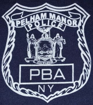 Pmpd Pelham Manor Police Department Pba Westchester County T - Shirt Sz Xl Nypd
