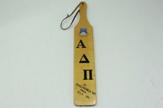 1960 Fraternity Sorority Alpha Delta Pi Hazing Paddle University Of Kentucky Uk