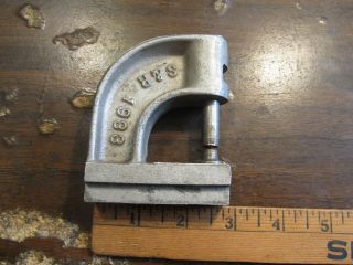 Old Vintage S&r 1933 Rivet Grommet Leather Hole Punch Tool