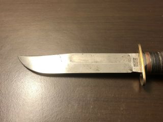 Vintage Hunt Master Spiegel Inc USA Fixed Blade Hunting Knife 5