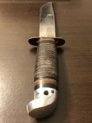 Vintage Hunt Master Spiegel Inc USA Fixed Blade Hunting Knife 8