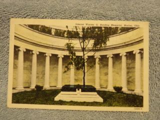 Vintage Postcard Interior Warren G.  Harding Memorial,  Marion,  Ohio