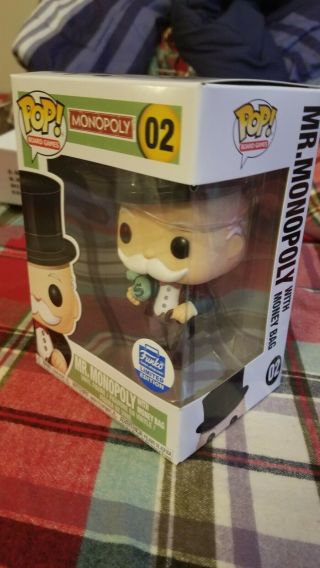 2018 Funko Pop Board Games: Mr Monopoly with Money Bags 02 2