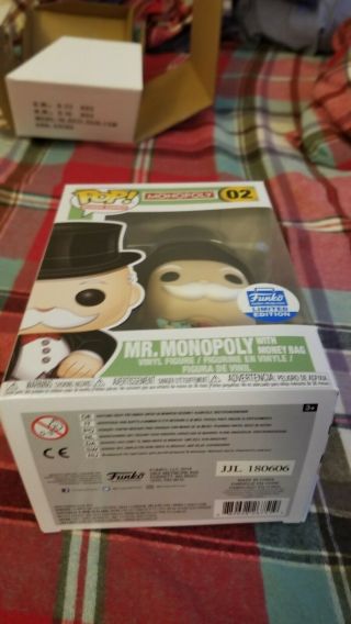 2018 Funko Pop Board Games: Mr Monopoly with Money Bags 02 5