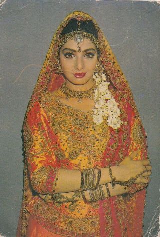 Bollywood Postcard Sridevi (2) India