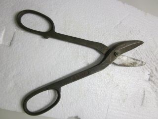 Vintage Wiss 9 Tin Snips 12.  5 " Sheet Metal Cutting Tool 4313