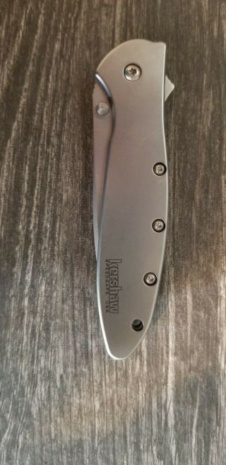 Kershaw 1660 Ken Onion Leek Folding Knife With SpeedSafe 5