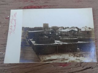 Postcard Rppc Pickle Plant Pardeeville Wisconsin Undivided Back