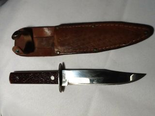 Vintage Imperial Prov R.  I.  Usa Sportsmaster Tungsten Carbide Edge Hunting Knife