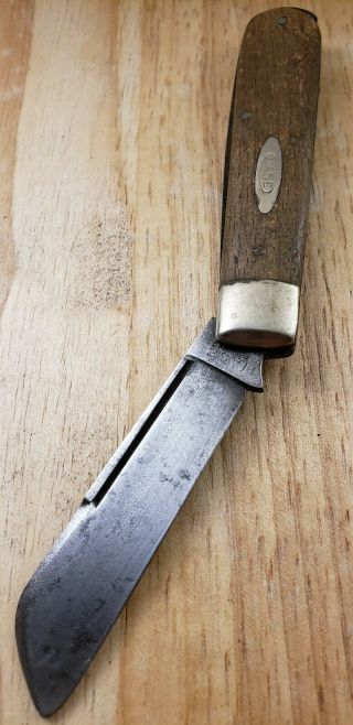 Vintage Case Xx Knife/ 1920 - 40 Sheepsfoot Utility Pocket Knife Usa Repair