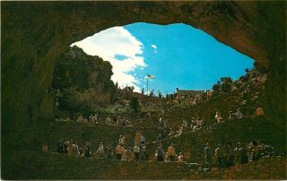 Carlsbad Caverns National Park Mexico Postcard Natural Entrance